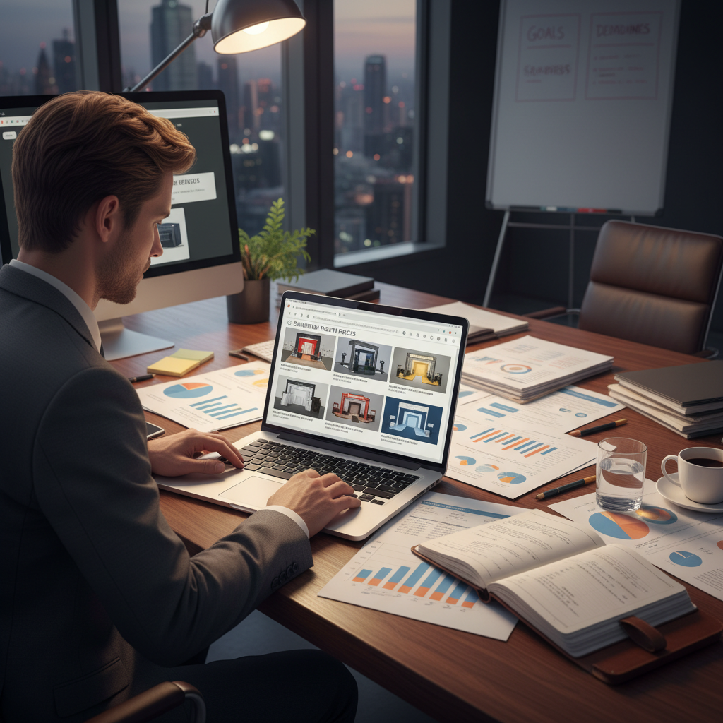 Etkinlik planlama stratejilerini detaylandıran notlarla dolu bir çalışma masası.