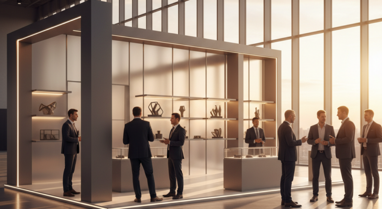 image modern fuar standi tasarim