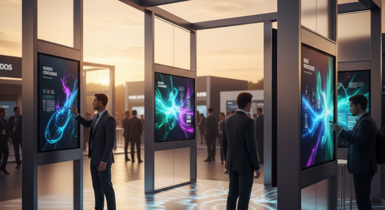 image modern interaktif stand