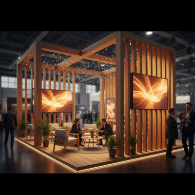 image ahsap stand estetigi