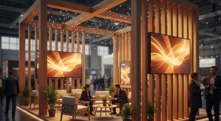 image ahsap stand estetigi