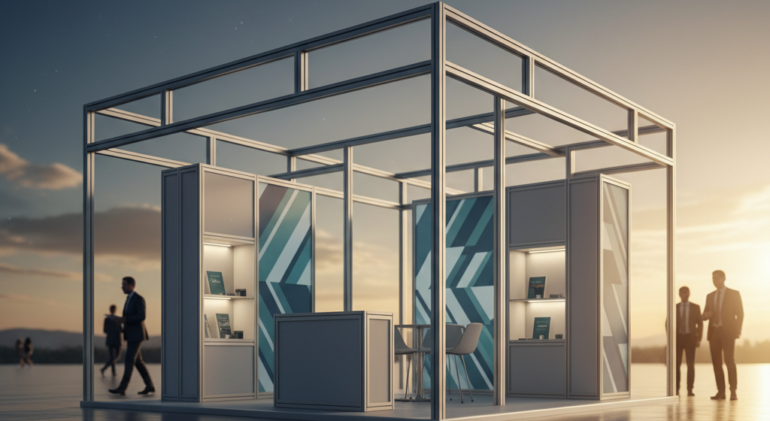 image ekonomik stand modern