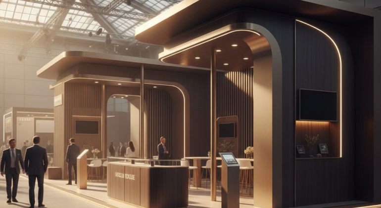 image modern fuar standi tasarim